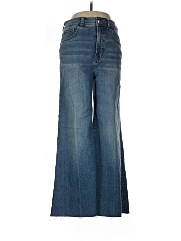 Madewell Flared Wide-Leg Crop Jeans in Oneida Wash (view 1)