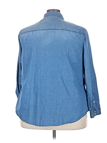 Torrid Long Sleeve Button-Down Shirt (view 2)