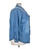 Torrid 100% Cotton Blue Long Sleeve Button-Down Shirt Size 3X Plus (3) - photo 4