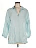 St. Tropez West Teal Long Sleeve Polo Size M - photo 1