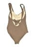 Unbranded Tweed Tan One Piece Swimsuit Size S - photo 2