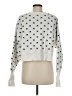 Edikted 100% Acrylic Hearts Silver Pullover Sweater Size M - photo 2