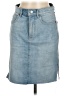 Express Blue Denim Skirt Size 6 - photo 1