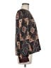 Ann Taylor LOFT 100% Polyester Black Long Sleeve Blouse Size M - photo 4