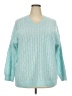 Lane Bryant Teal Pullover Sweater Size 18 - 20 Plus - photo 1