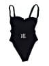 Devon Windsor Houndstooth Black One Piece Swimsuit Size XS - photo 1