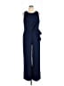 JS Collections Solid Blue Jumpsuit Size 16 - photo 1