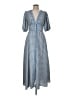Max Studio Blue Casual Dress Size M - photo 1