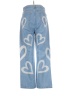 Jeans Hearts Blue Jeans Size S - photo 2