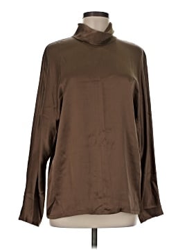 Linda Allard Ellen Tracy Long Sleeve Silk Top (view 1)