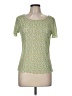 J.Jill Floral Green Short Sleeve Top Size M - photo 1