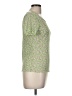 J.Jill Floral Green Short Sleeve Top Size M - photo 4