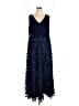 Xscape 100% Polyester Blue Cocktail Dress Size 20 - photo 1