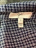 Joie 100% Cotton Houndstooth Gray Long Sleeve Blouse Size S - photo 7