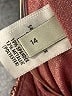 St. John Metallic Burgundy Cocktail Dress Size 14 - photo 8