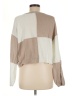 Z Supply Color Block Tan Pullover Sweater Size M - photo 2