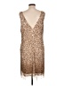 Mac Duggal Animal Print Tan Cocktail Dress Size 10 - photo 2