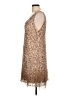 Mac Duggal Animal Print Tan Cocktail Dress Size 10 - photo 5