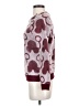 Disney 100% Polyester Print Burgundy Pullover Sweater Size S - photo 5