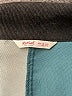 Romwe Color Block Teal Long Sleeve Button-Down Shirt Size L - photo 7