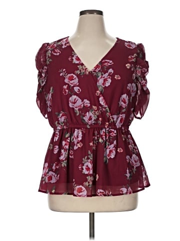 Maurices Short Sleeve Blouse (view 1)