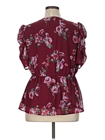 Maurices Short Sleeve Blouse (view 2)