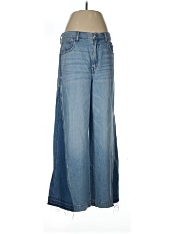 Madewell Wide-Sweep Jeans in Parson Wash: Airy Denim Edition (view 1)