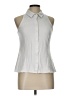 hedge Gray Sleeveless Button-Down Shirt Size L - photo 1