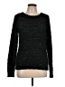 Jennifer Lopez Tweed Black Pullover Sweater Size L - photo 1