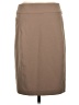 Express Solid Tan Casual Skirt Size M - photo 2