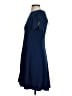 DKNY Solid Blue Cocktail Dress Size 4 (petite) - photo 5