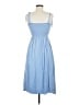 Lulus 100% Rayon Blue Casual Dress Size M - photo 2