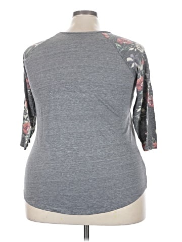 Torrid 3/4 Sleeve T-Shirt (view 2)