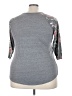 Torrid Gray 3/4 Sleeve T-Shirt Size 2X (2) - photo 2