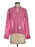 LoveShackFancy Floral Pink Long Sleeve Blouse Size S - photo 1