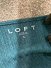 Ann Taylor LOFT Teal Long Sleeve T-Shirt Size L - photo 8