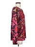 Ann Taylor 100% Polyester Paisley Burgundy Long Sleeve Blouse Size S - photo 4