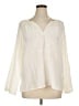 J.Crew 100% Silk Ivory Blouse Size XL - photo 1
