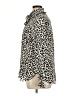 J.Crew 100% Polyester Animal Print Ivory Long Sleeve Blouse Size 14 - photo 5