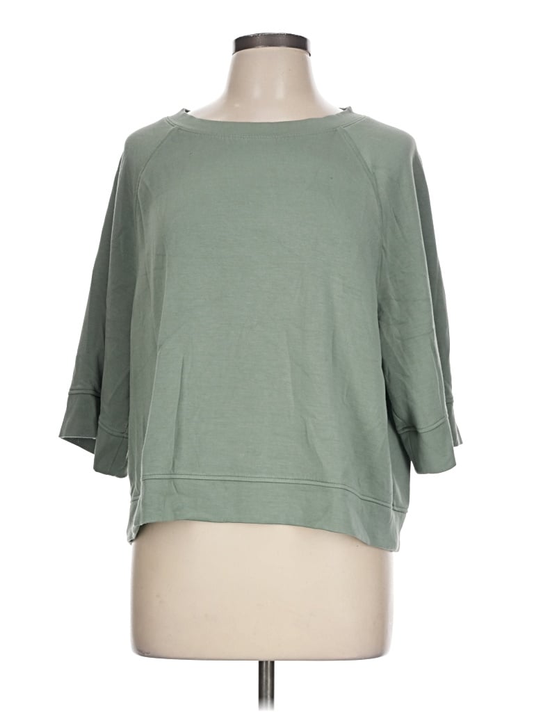Pre-owned Lou & Grey Sweatshirt In Green