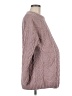 Pink Republic 100% Recycled Polyester Pink Pullover Sweater Size Med Maternity - photo 4