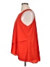 New York & Company 100% Polyester Orange Sleeveless Blouse Size XL - photo 5