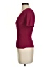 Mango Burgundy Short Sleeve Top Size XS - photo 5