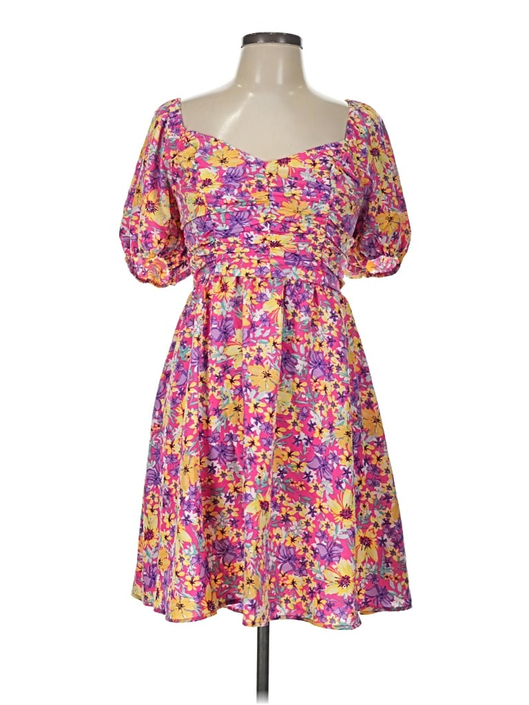 Pre-owned Shein Casual Dress In Purple