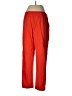 A New Day Solid Red Linen Pants Size 8 - photo 2
