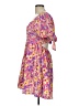 Shein 100% Polyester Floral Purple Casual Dress Size L - photo 5