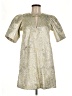 Ganni 100% Polyester Metallic Gold Cocktail Dress Size EU 38 / US 8 - photo 1