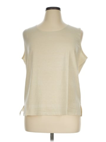 Susan Graver Sleeveless T-Shirt (view 1)