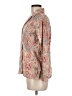 Lauren by Ralph Lauren 100% Cotton Paisley Tan Long Sleeve Blouse Size M - photo 5