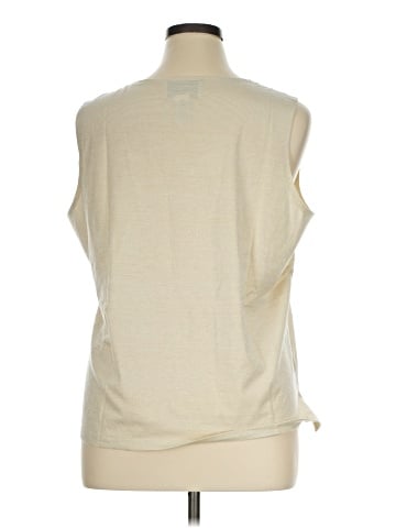 Susan Graver Sleeveless T-Shirt (view 2)